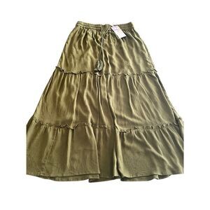 Gypsie Bla  Long Boho Skirt live to be free size M